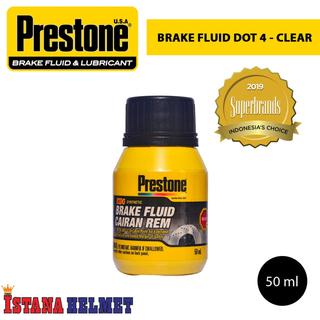 PRESTONE BRAKE FLUID DOT4 50ML